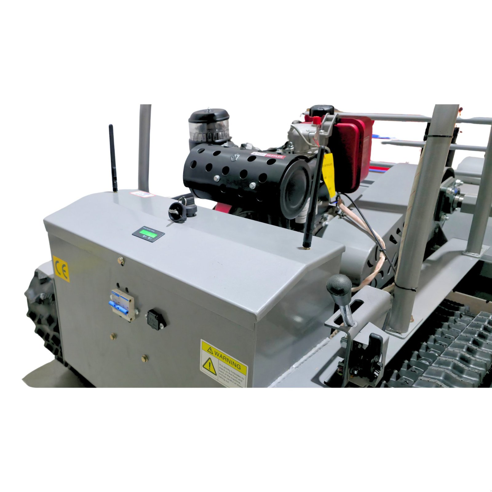 Rasenmäher des Typs AMD AMD-R120 Ferngesteuerter Diesel-Raupenmulcher, Schlegelmulcher - 1200 mm Schnittbreite, Neumaschine in Arbing (Bild 17)